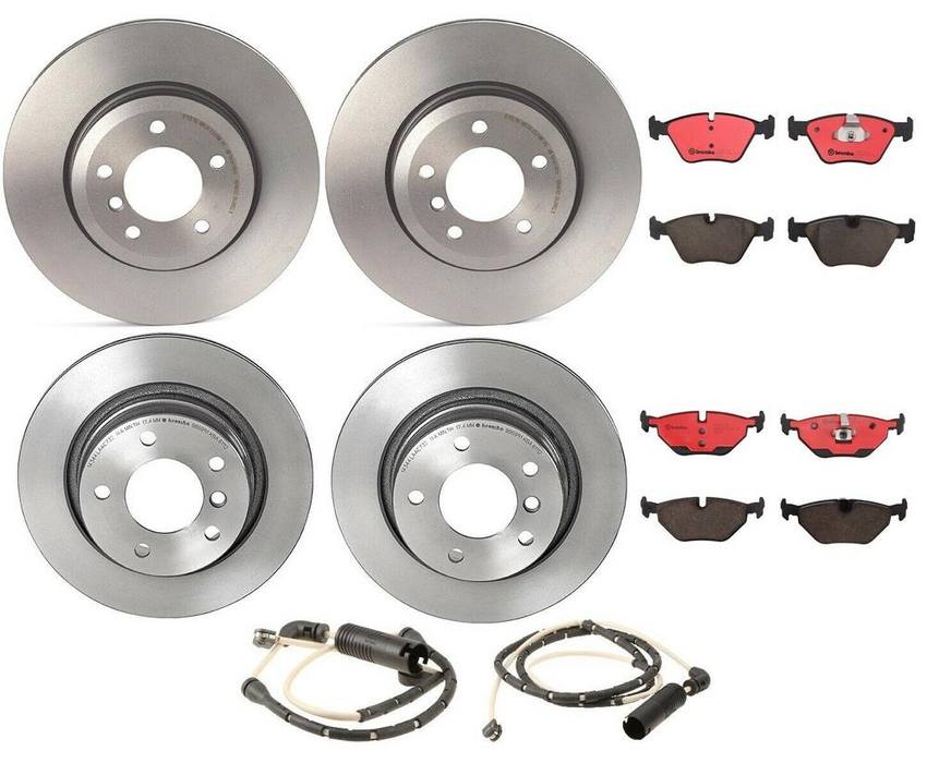 Brembo Brake Pads and Rotors Kit - Front and Rear (325mm/294mm) (Ceramic)